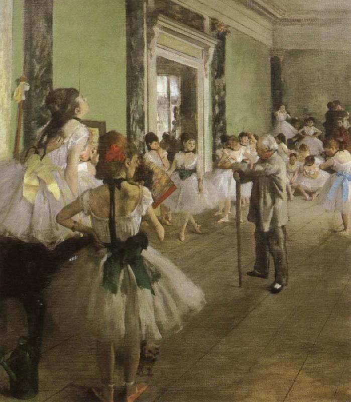 Edgar Degas the dance class